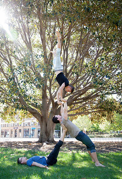 Adelaide festival Thurs: Members of Gravity and Other Myths performing A Simple Space