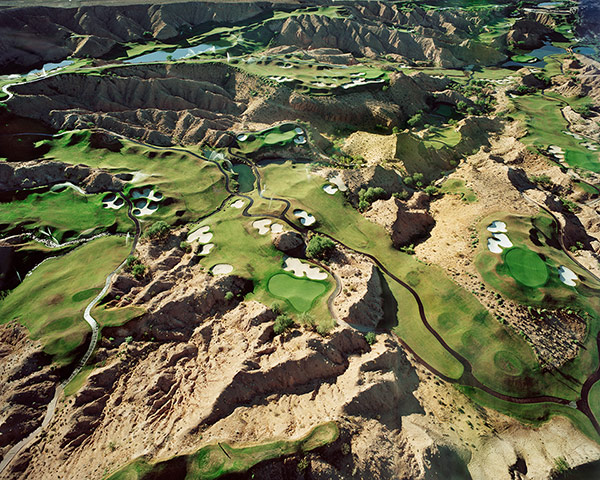 Landscape photography: Wolf Creek Golf Resort, Looking Southwest, Mesquite, Nevada, 2010