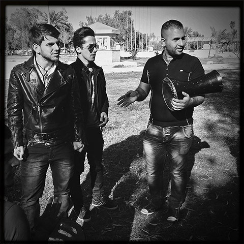 Baghdad: A group of fashionable and middle class Iraqi youths