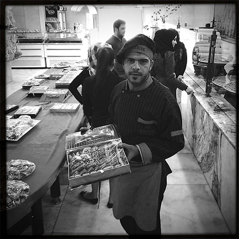 Baghdad: Customers shop for sweets in one of Baghdad's most famous pastry shop