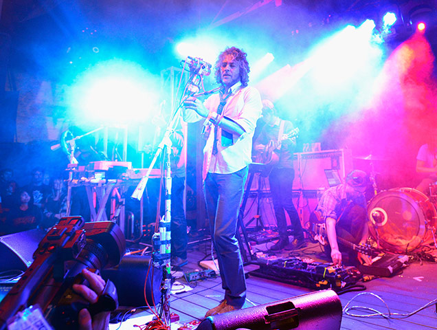 SXSW: Wayne Coyne of The Flaming Lips performs at the Warner Bros Music Showcase 