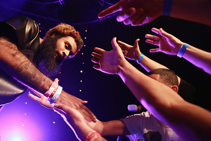 SXSW: Juice of Flatbush Zombies performs at the Rosenberg Radio Music Showcase