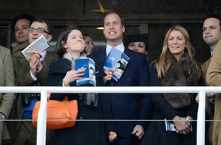 Cheltenham gold cup: Prince William and the Duchess of Cambridge