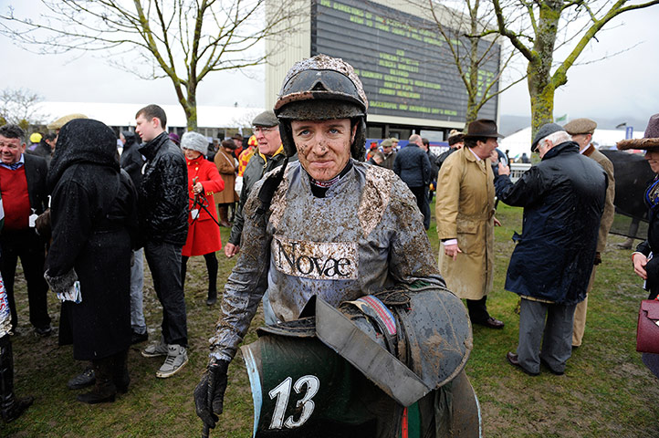 Cheltenham gold cup: A mud splattered Barry Geraghty