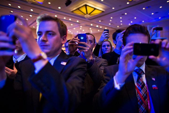 CPAC: Filming Mitt Romney