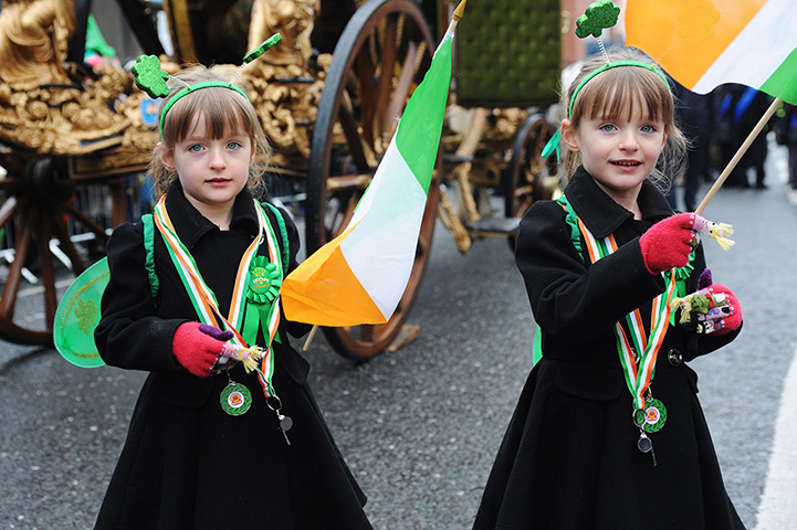 St Patrick's day: St Patrick's Day Parade in Dublin