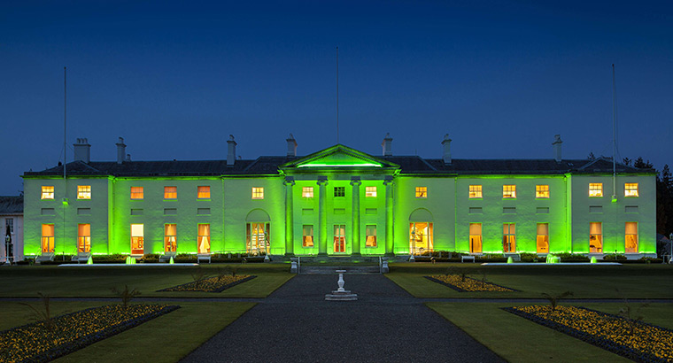 St Patrick's day: Aras an Uachtarain, Ireland's 'white house'