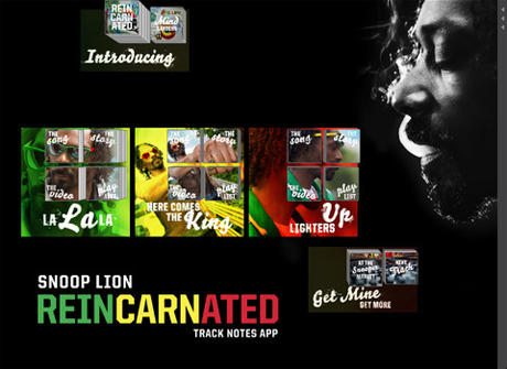 Snoop Lion Reincarnated iPad app