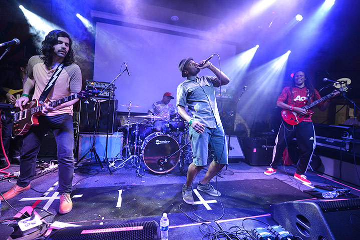 SXSW: Gold, Green and Red of the band RDGLDGRN 