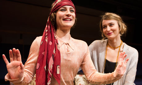 Emily Tucker and Deirdre Mullins in The Man Who Pays The Piper at the Orange Tree, Richmond.