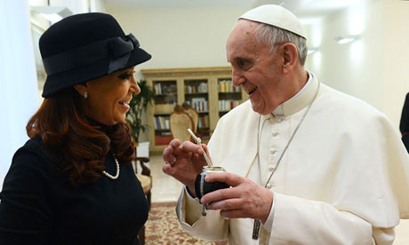 Pope Francis Cristina Fernandez