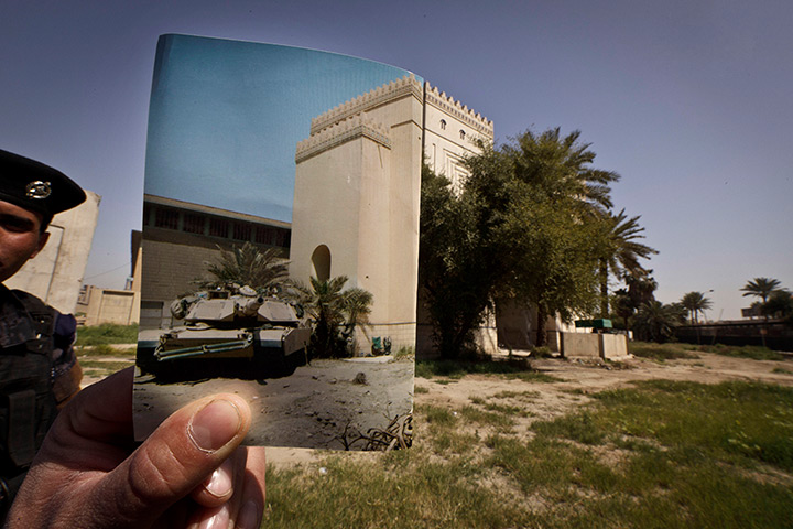 Iraq then and now: The grounds of the Iraqi National Museum