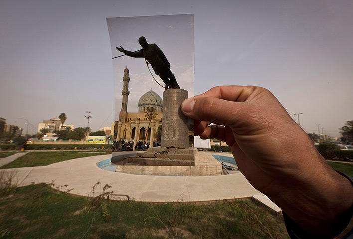 Iraq then and now: Firdous Square 