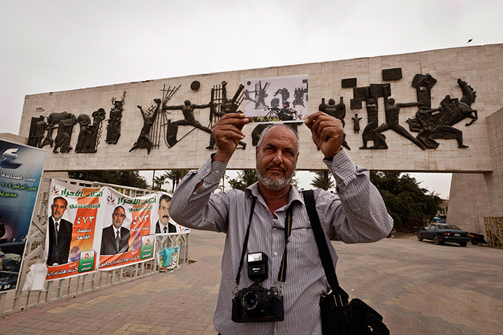 Iraq then and now: Baghdad's Tahrir Square