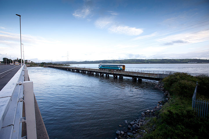 Railways: Loughor Estuary bridge