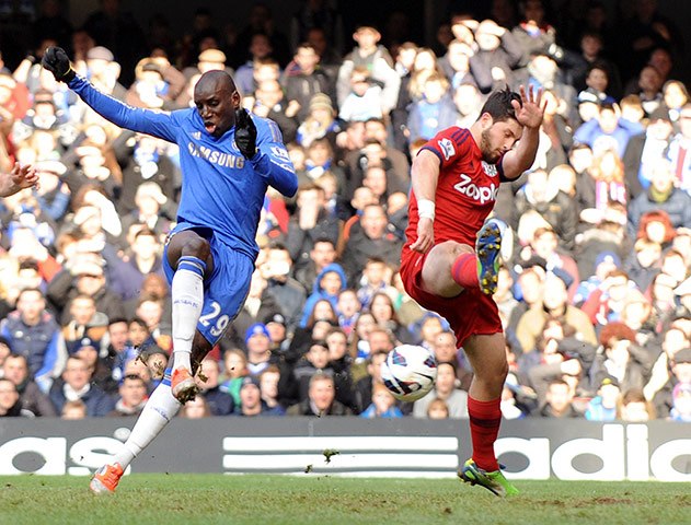 rafa: Chelsea's Demba Ba scores