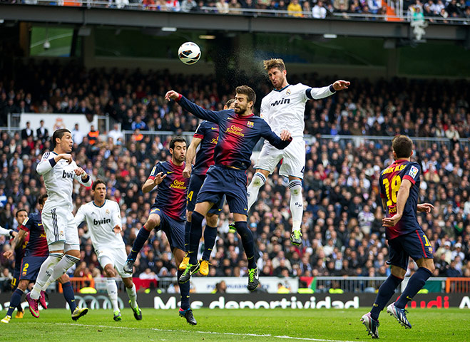 clasico 2: Sergio Ramos scores