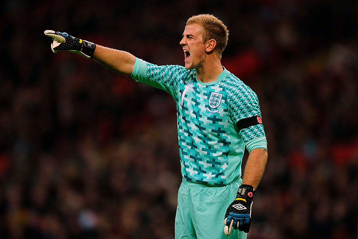 England kits: Joe Hart