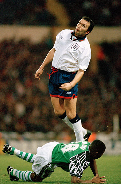 England kits: Neil Ruddock 