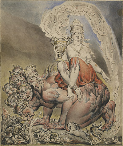 Witches: William Blake, The Whore of Babylon, 1809