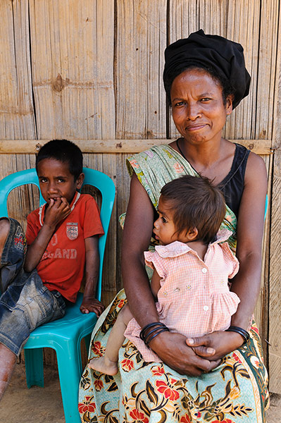 IJDC: Francisca, 30, at Estado village, Ermera district, Timor Leste, 04/09/12.