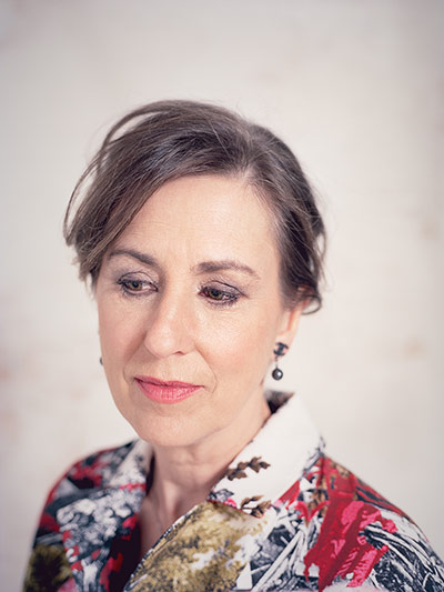 Kirsty Wark: Kirsty Wark wearing flowery top