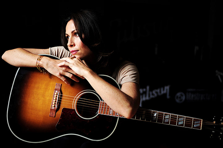 Portrait of the artist: Minnie Driver at Gibson Studios, Marylebone, London 