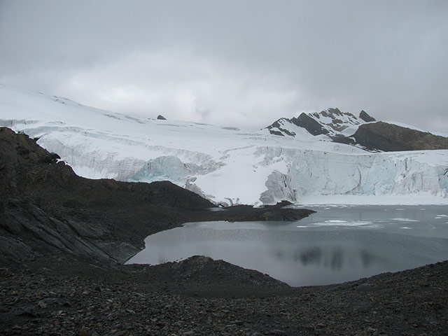 Peruvian Andes glacier