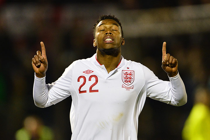 San Marino versus England: England's Daniel Sturridge celebrates