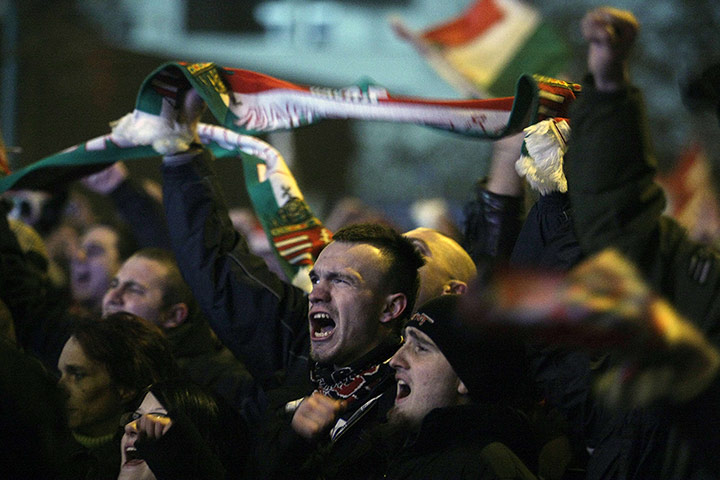 other world cup games: Hungarian soccer fans 