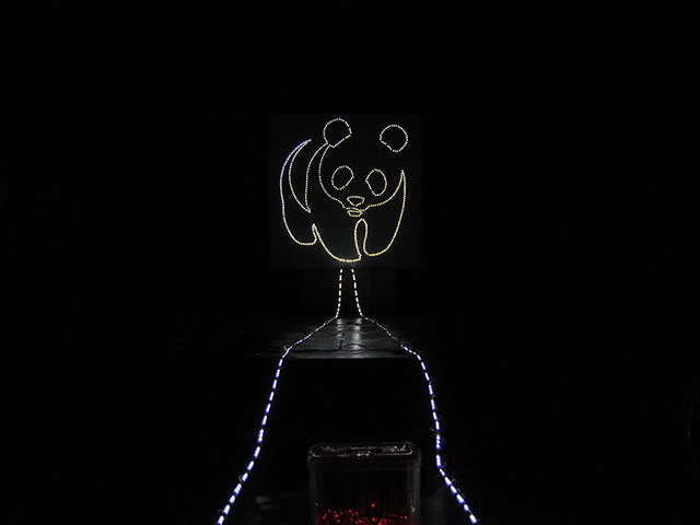 WWF Earth Hour: WWF Earth hour marked in Madrid