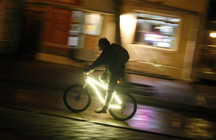 WWF Earth Hour: Cyclists Bike Ride To Mark The Earth Hour In Vladivostok