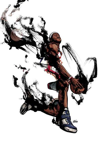 beautiful games: Artwork by the Korean illustrator called Kwang33. For Beautiful Games