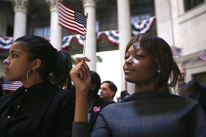 us immigrants: Candidates From 39 Countries Participate In NYC Naturalization Ceremony