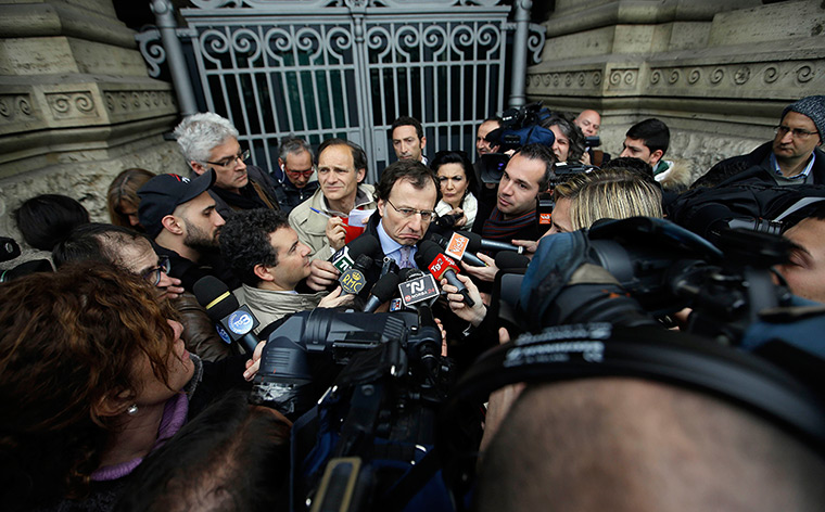 24 hours in pictures: Francesco Maresca is surrounded by journalists