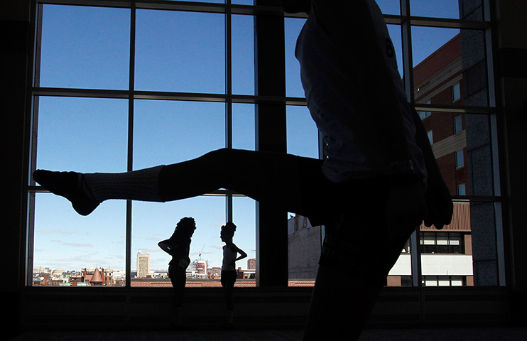 FTA Jessica Rinaldi: Dancers are silhouetted as they practice 