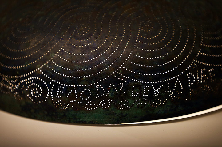 Life and death in Pompeii: Bronze colander