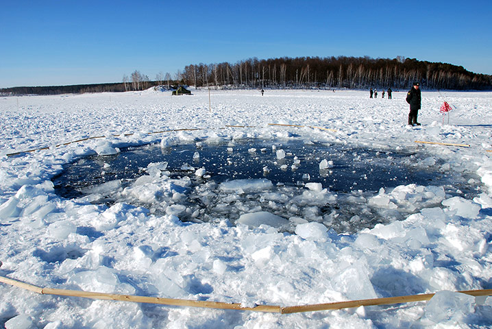 A month in Space: Meteor Explosion Over Chelyabinsk