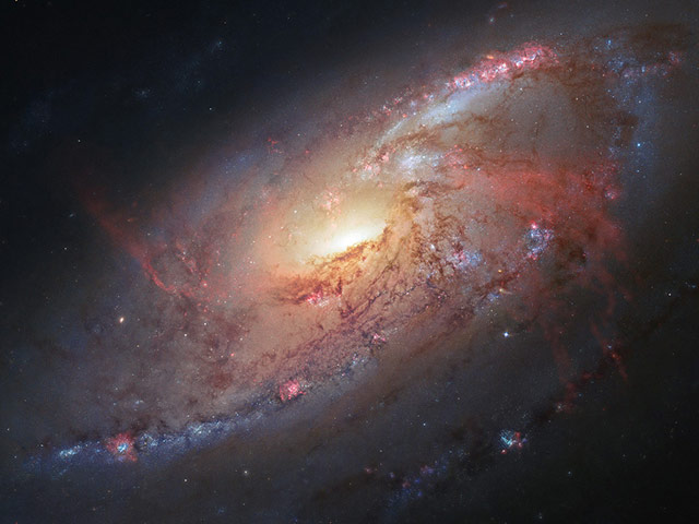 A month in Space: Hubble view of M 106