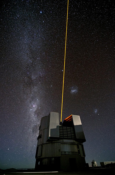 A month in Space: The Comet and the Laser