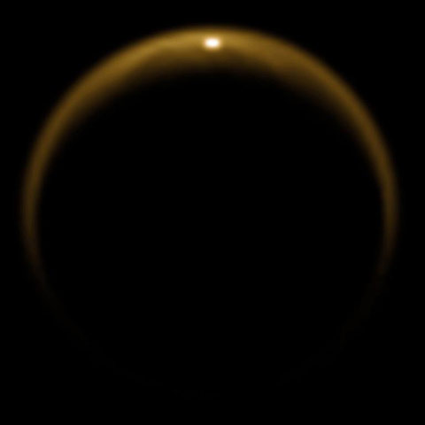 A month in Space: Cassini Sees Titan Cooking up Smog