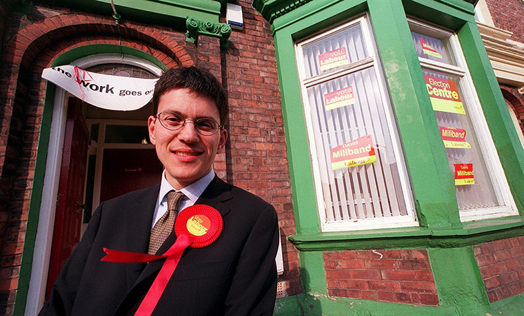 David Miliband steps down: 2002: David Miliband as the New Labour candidate for South Shields