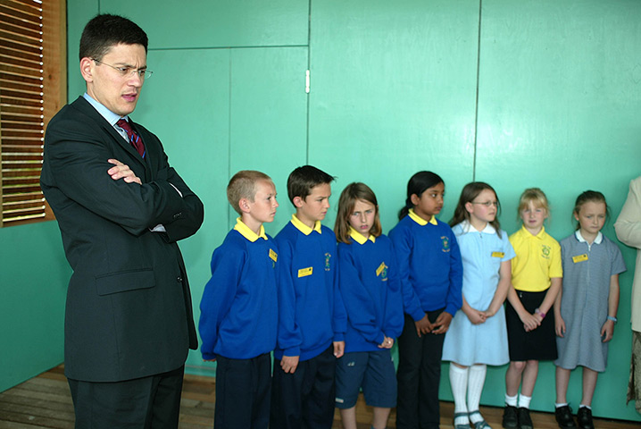 David Miliband steps down: 2003: Schools Minister David Miliband