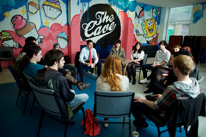 David Miliband steps down: 2012:  Labour MP David Miliband at a youth unemployment summit