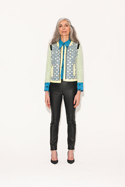 All Ages: blue shirt tweed jacket leather trousers
