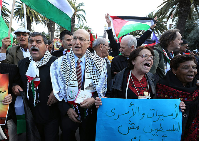 The World Social Forum in Tunis, Tunisia