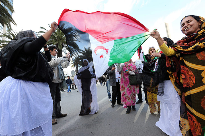 The World Social Forum in Tunis, Tunisia