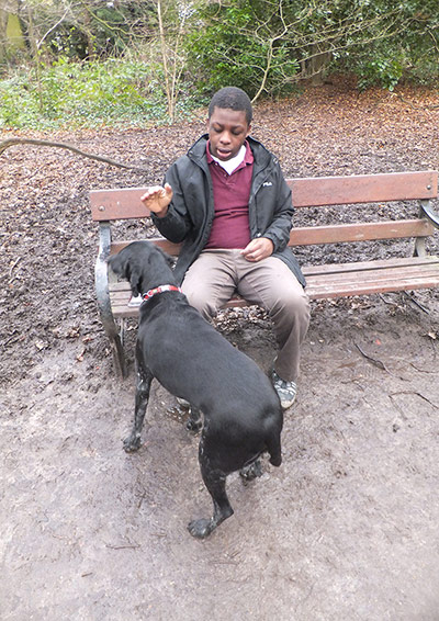 Autism photo project: Akintade and Maggie