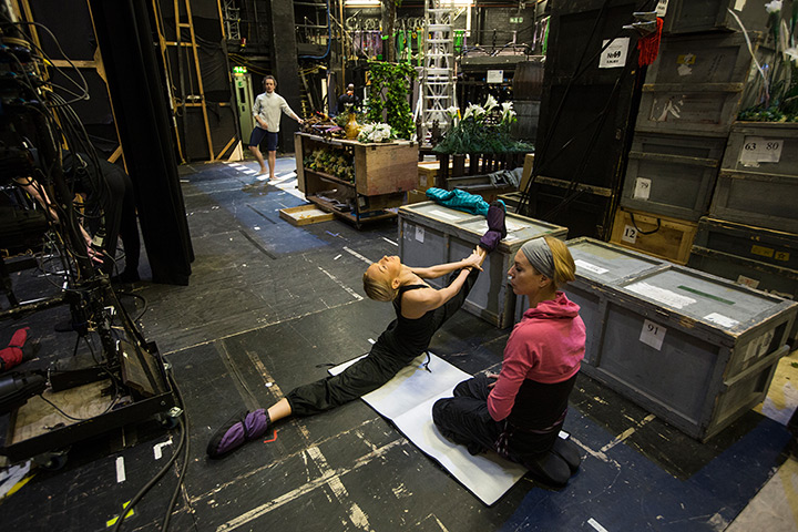 Giselle ballet: the Mikhailovsky Ballet company perfoms Giselle at the London Coliseum