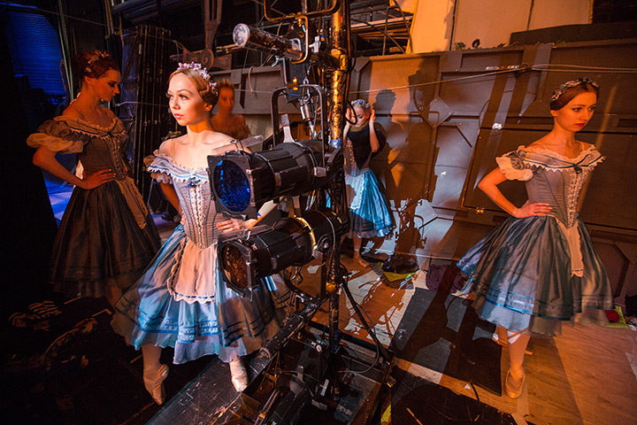 Giselle ballet: the Mikhailovsky Ballet company perfoms Giselle at the London Coliseum